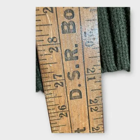 Tommy Hilfiger Cable Knit Sweater Women’s Size Large Green Long Sleeve - Picture 5 of 6